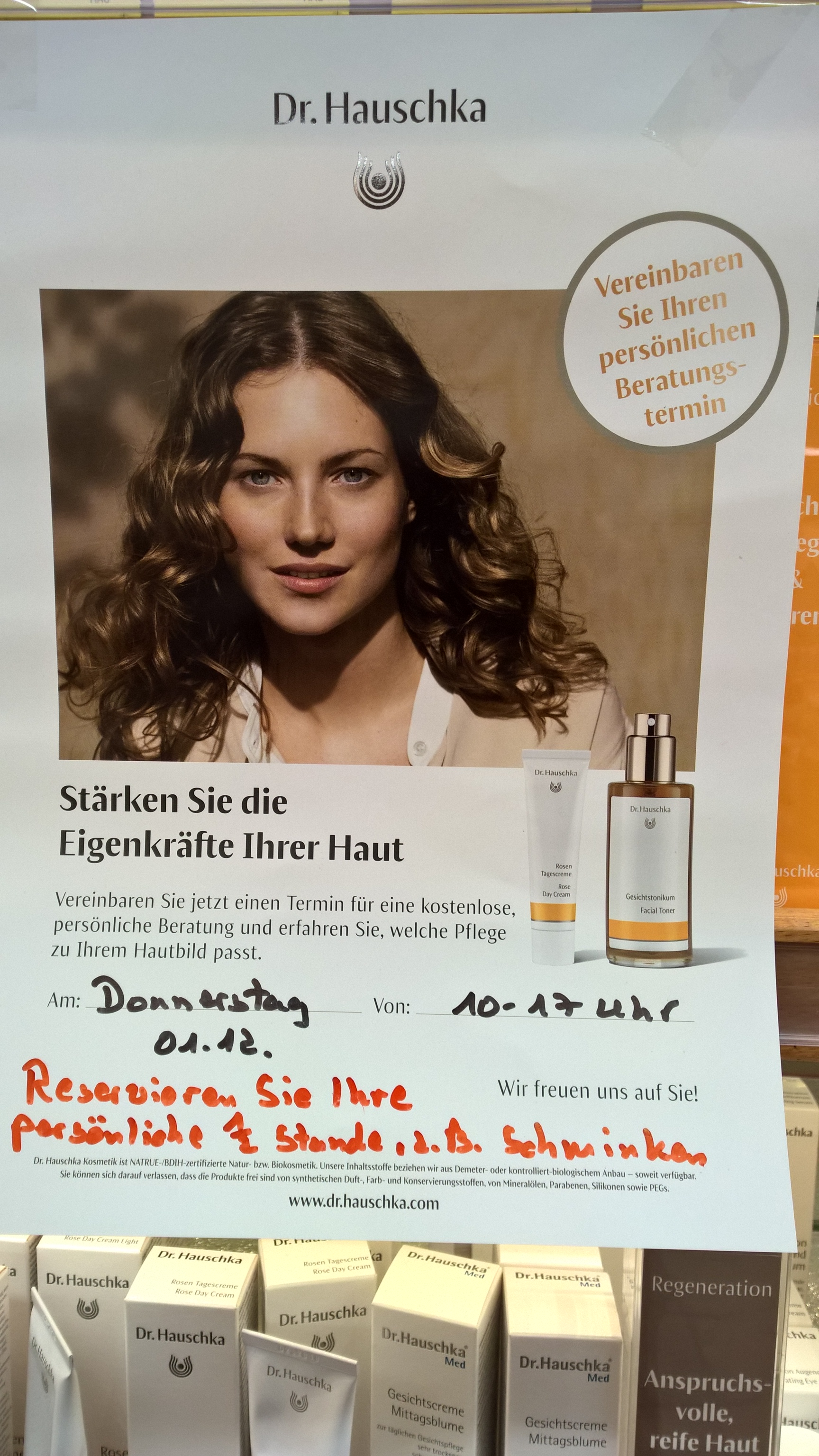 Dr. Hauschka Beratungstag