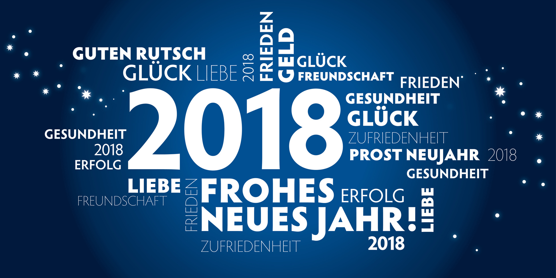 Wir wünschen Euch ein Frohes Neues Jahr 2018!