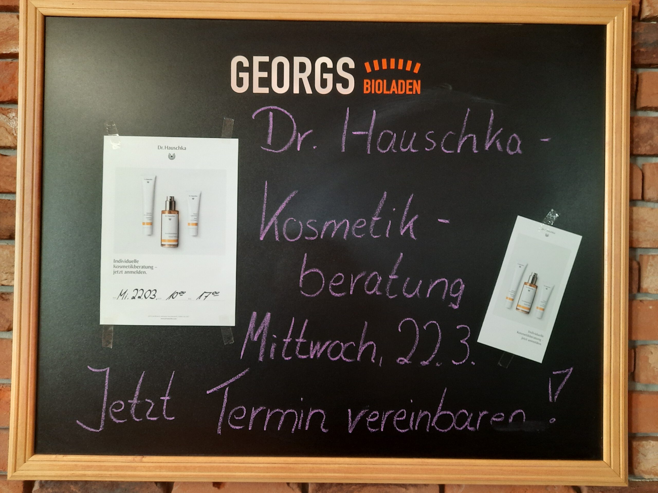Immer einen Besuch in Georgs Bioladen wert – der Dr. Hauschka Beratungstag