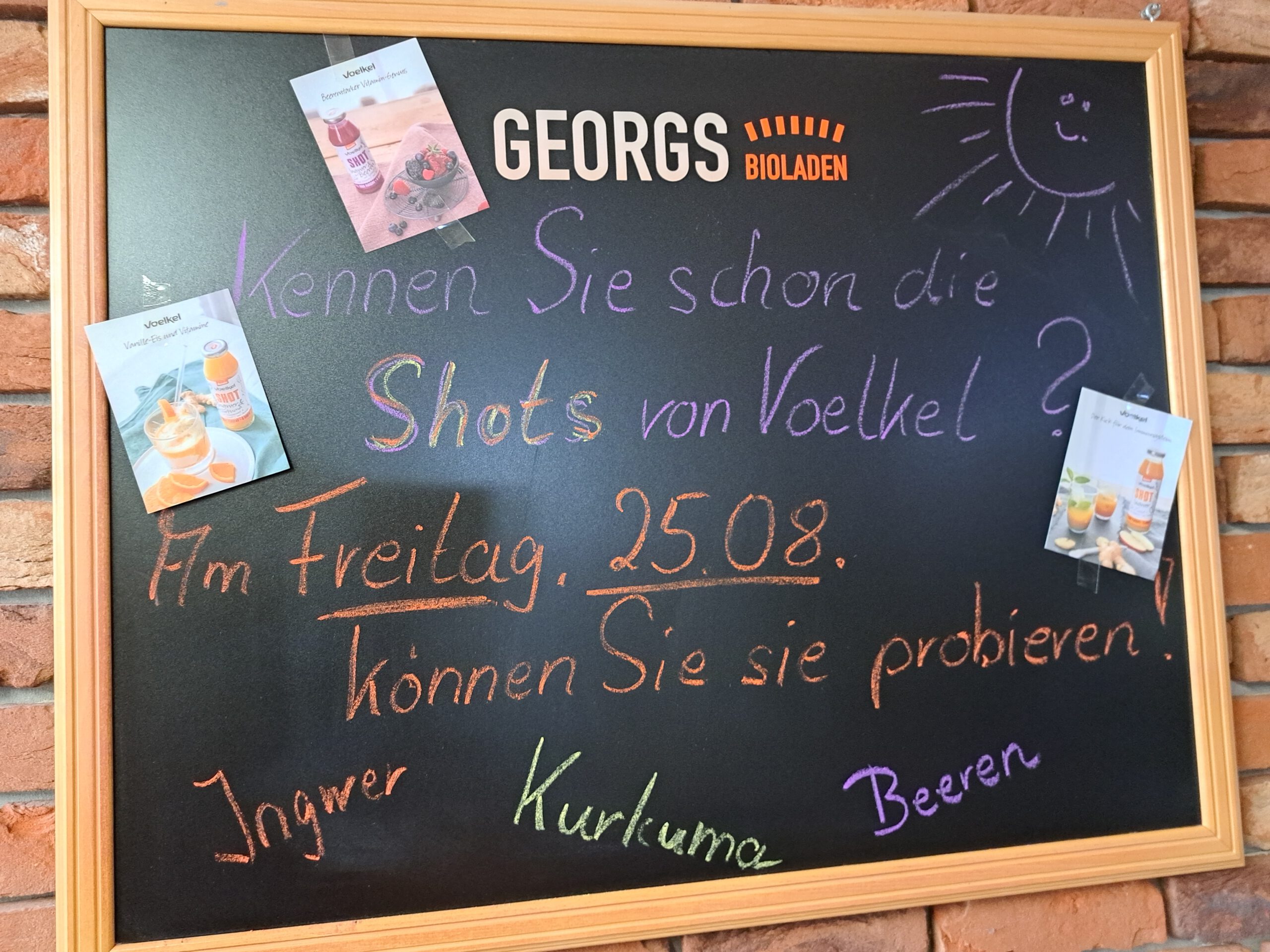 Jetzt schon an den nahenden Herbst denken! Voelkel-Shots sind DIE Top-Vitaminquelle!