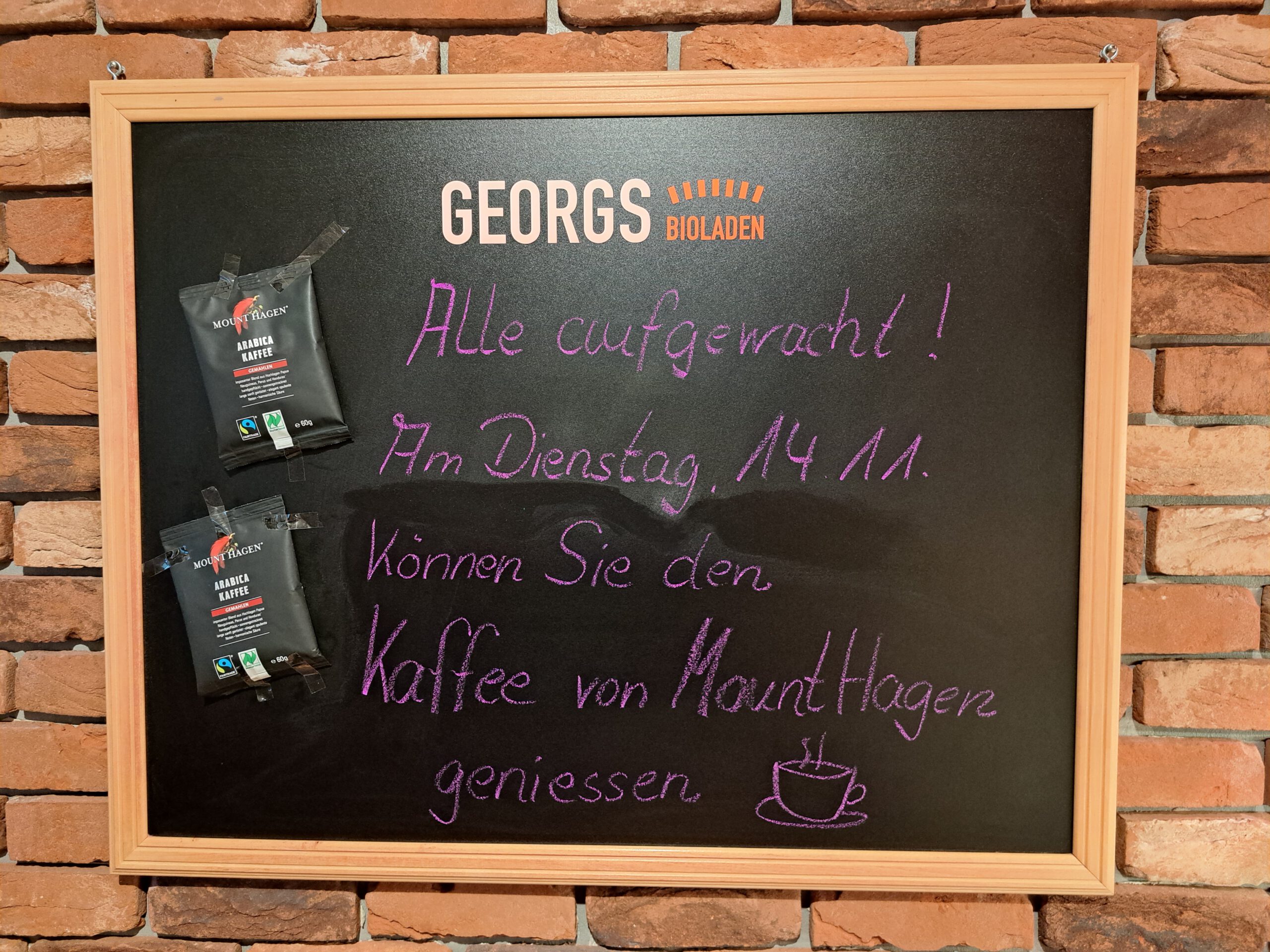 40 Jahre Georgs Bioladen! Es ist Zeit für Kaffee!